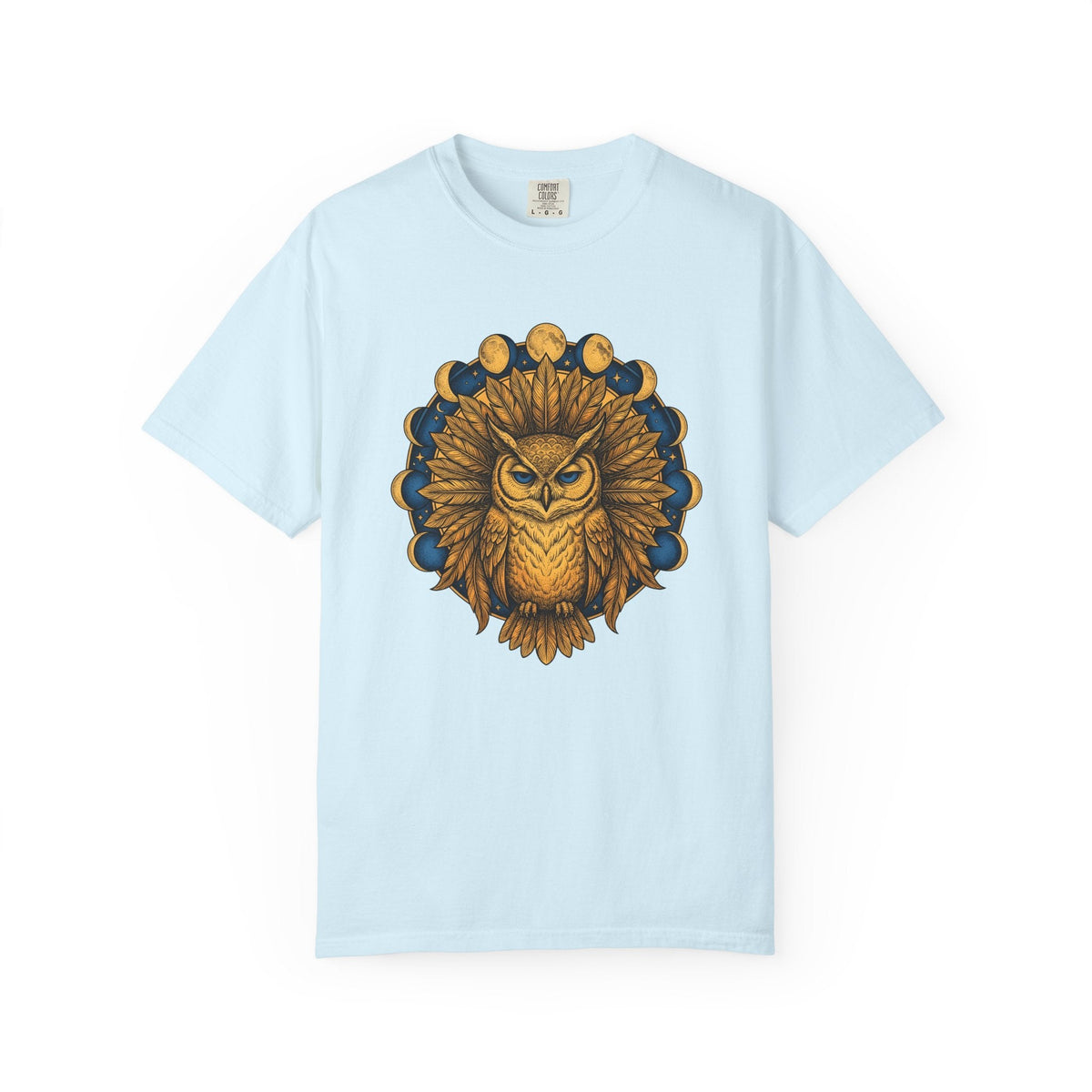 Owl Mandala Shirt Boho Chic Celestial Unisex Gift Tee product image 2