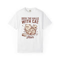 Grumpy Feline Shirt Cat Winter Unisex Gift Distressed Tee product image 1