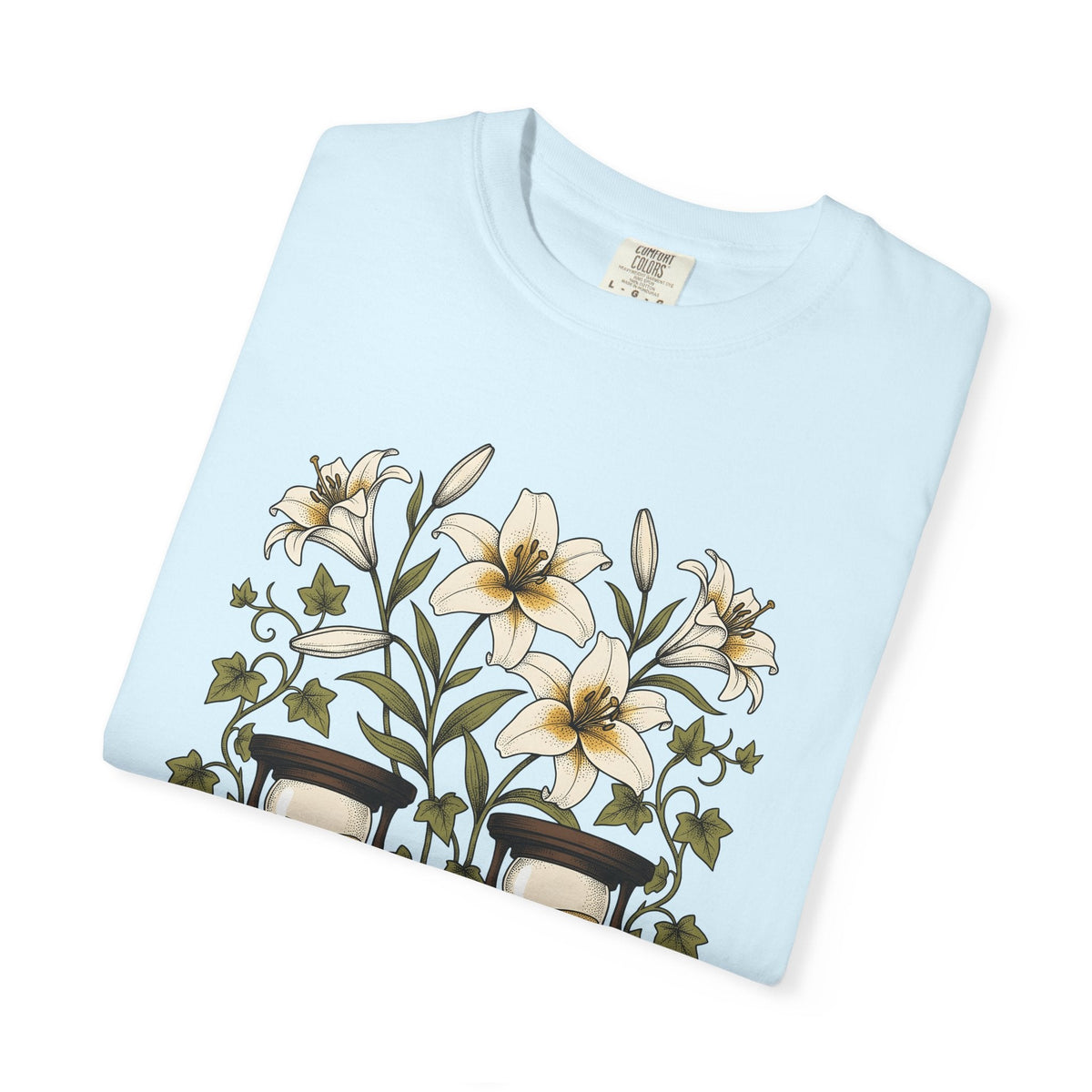 Lily Clock Shirt Holiday Garden Unisex Gift Plant Tee product image 8