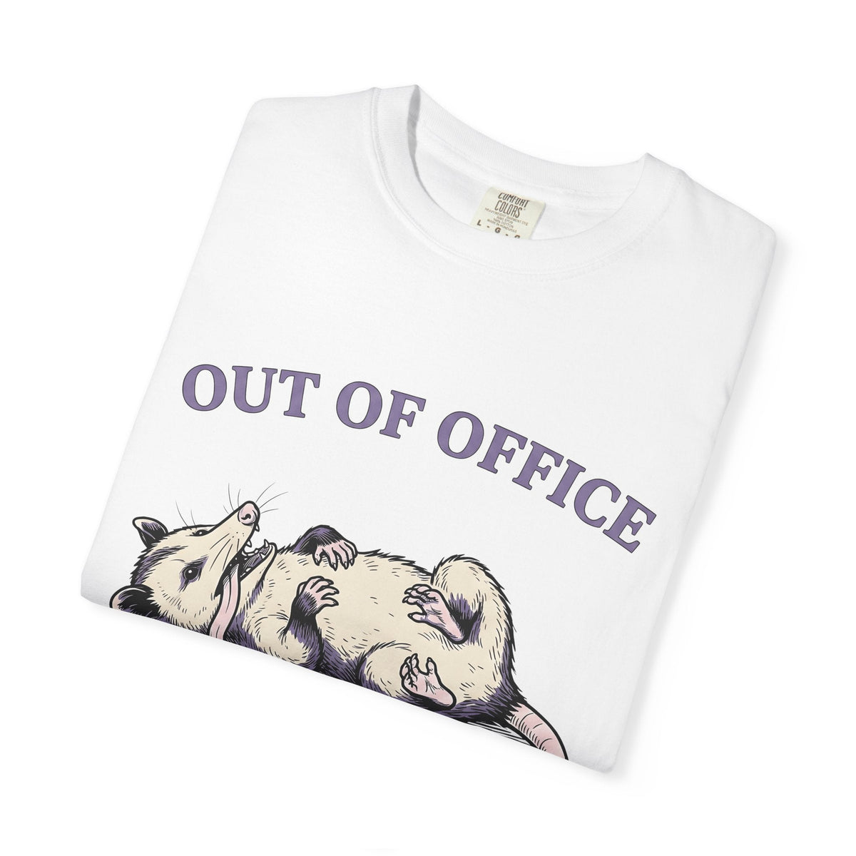 Opossum Hand-Drawn Cartoon T-Shirt – Funny Possum Animal product image 5