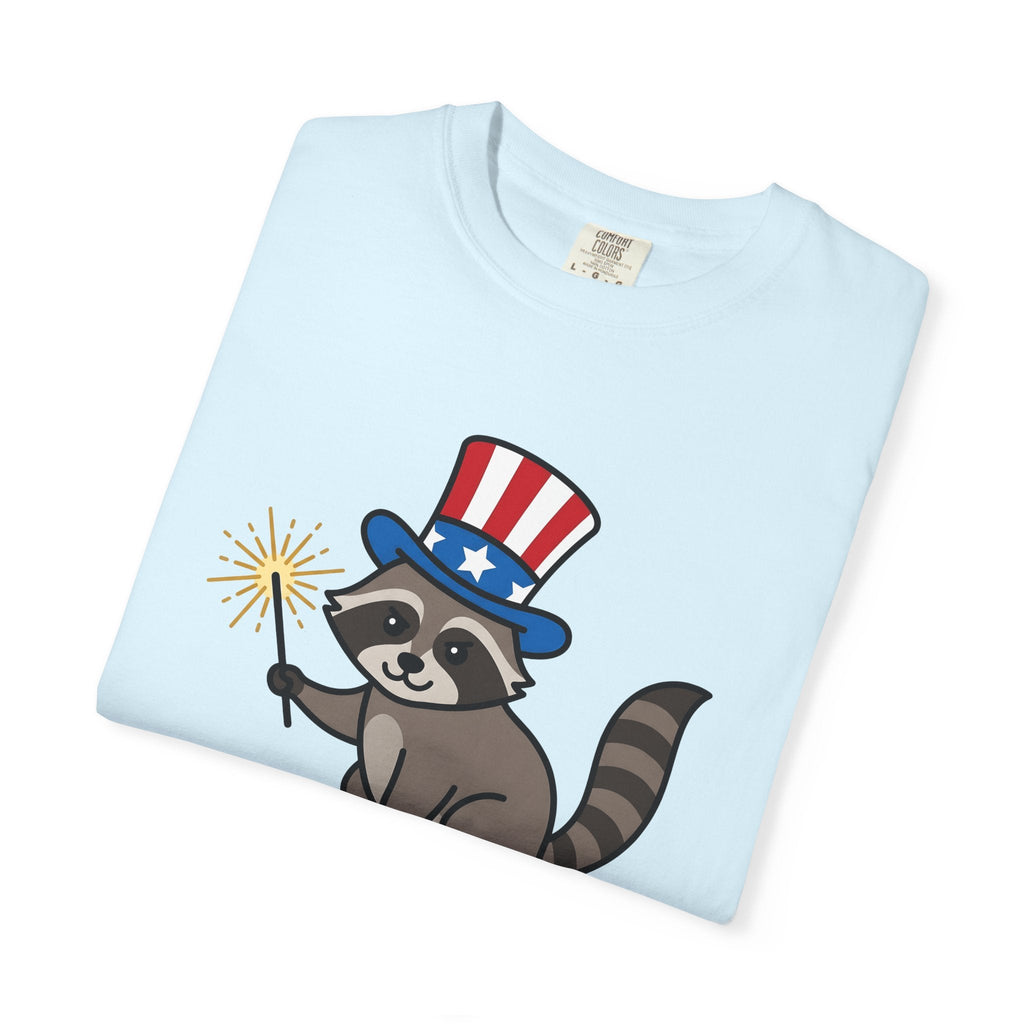 Raccoon Shirt 4th Of July Animal Unisex Gift Cartoon Tee product image 8