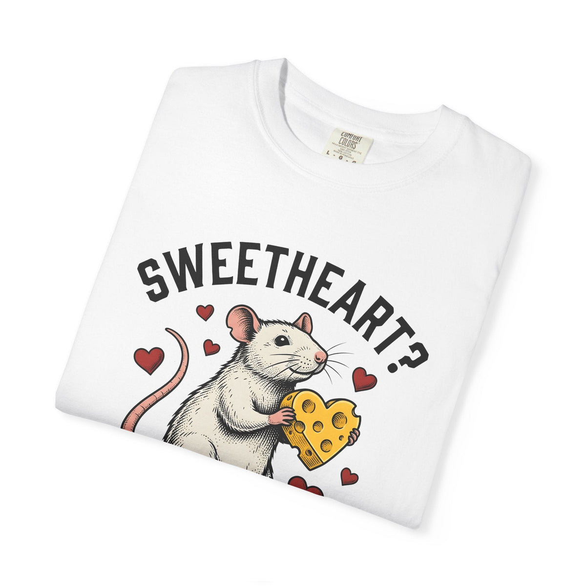 Rat Cheese Shirt Valentine's Day Animal Unisex Gift Vintage product image 5