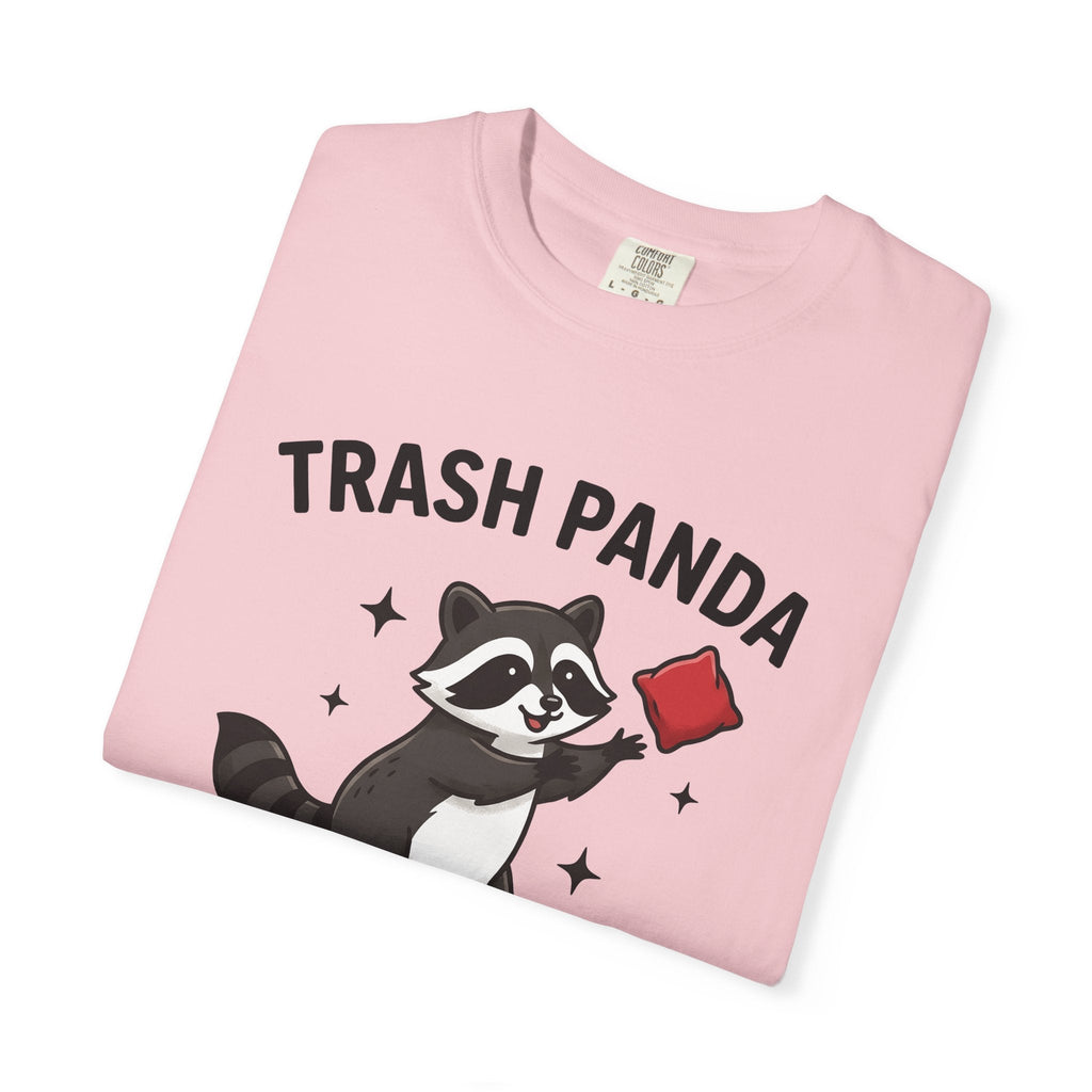 Raccoon Cornhole Shirt Wildlife Gift Women Comic Tee Boards product image 11