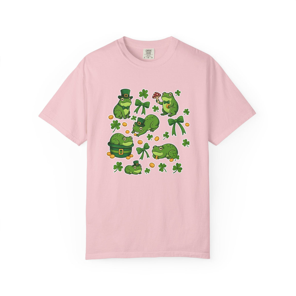 Frog Illustration Shirt St Patrick's Day Wildlife Unisex product image 3