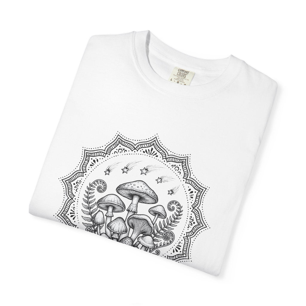 Fungi Cluster Shirt Boho Chic Wilderness Gift Women Doodle product image 5