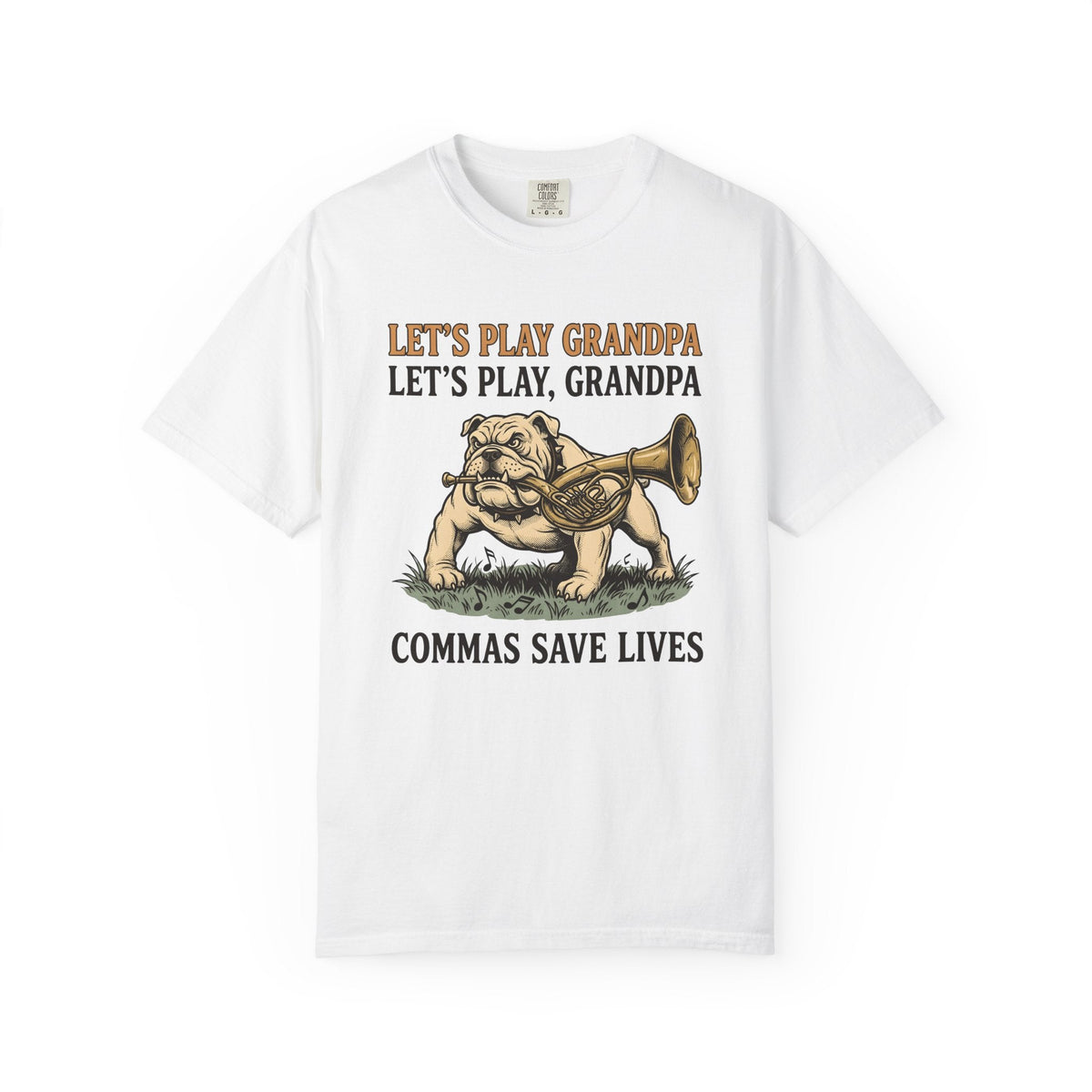 Bulldog Tuba Shirt Teachers Education Unisex Gift Old product image 1