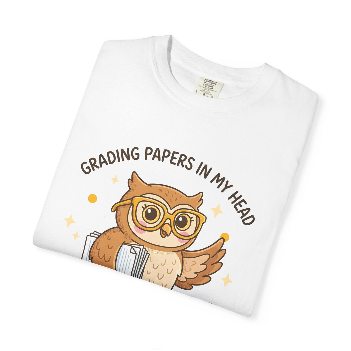 Owl Glasses Shirt Teachers Animal Unisex Gift Cute Tee product image 5