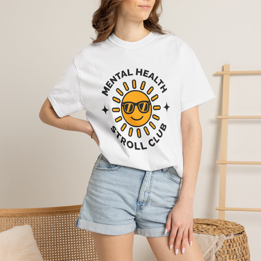 Happy Sun Shirt Mental Health Self Care Unisex Gift Modern product image 6