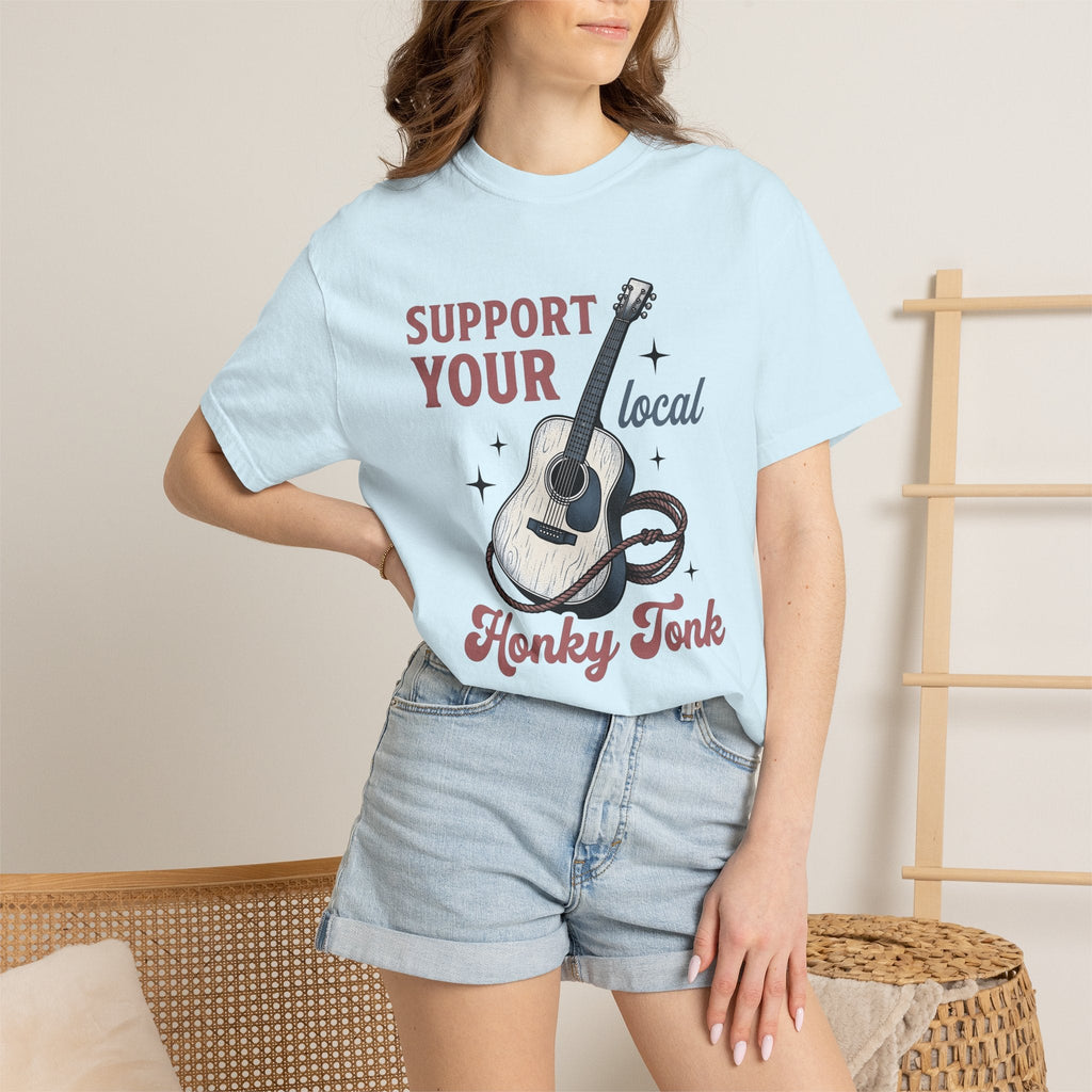 Acoustic Guitar Shirt Cowgirl Folk Gift for Women Hand product image 9