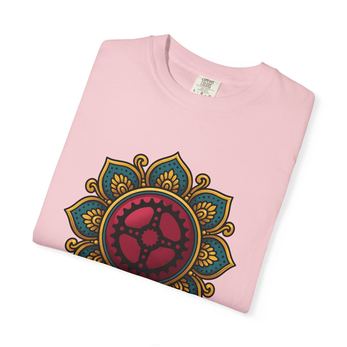 Bike Gear Mandala Shirt Sports Cycling Unisex Gift Boho Tee product image 11