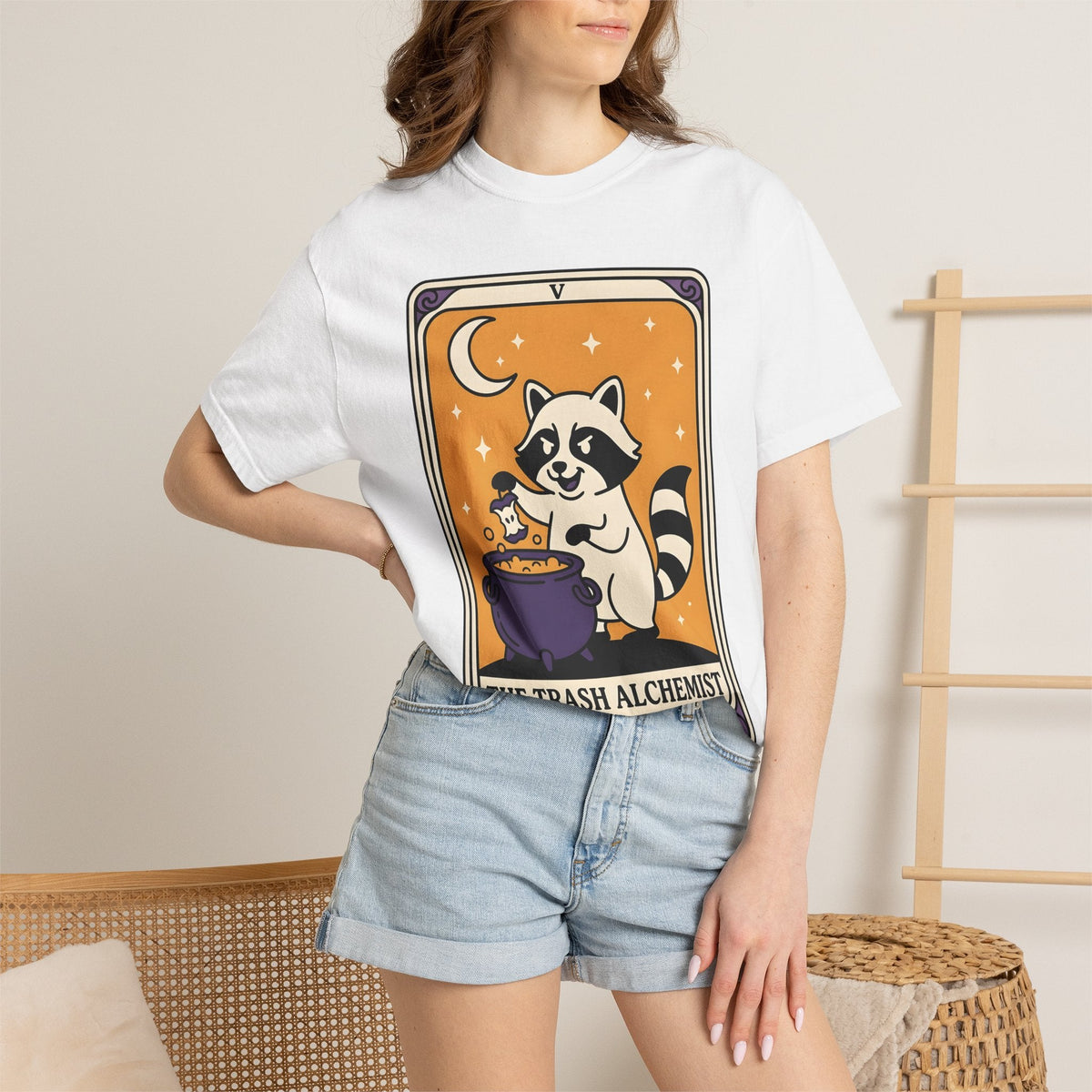 Raccoon Cauldron Shirt Boho Chic Critters Unisex Gift product image 6
