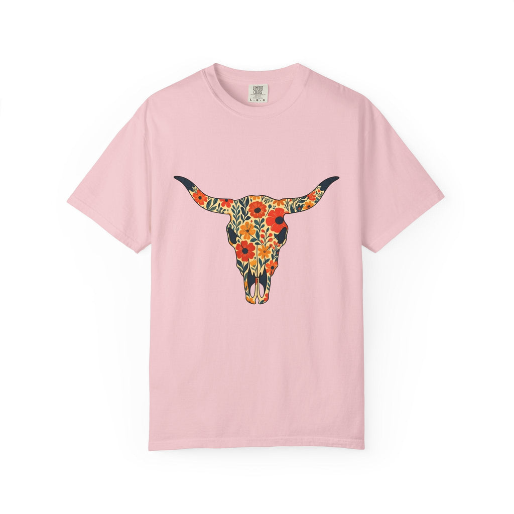 Steer Skull Shirt Cowgirl Ranch Gift for Women Southwestern product image 3