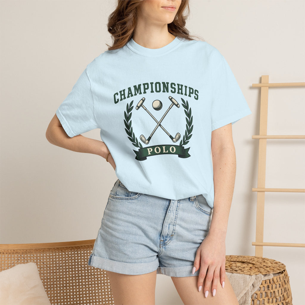 Polo Mallets Shirt Competition Unisex Gift Rustic Tee product image 9