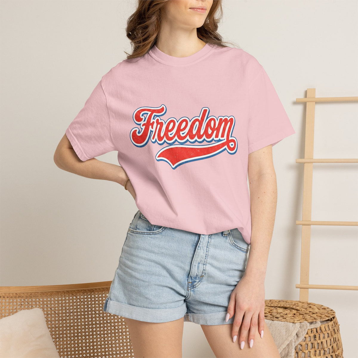 Vintage Varsity Lettering Shirt America Patriotism Unisex product image 12
