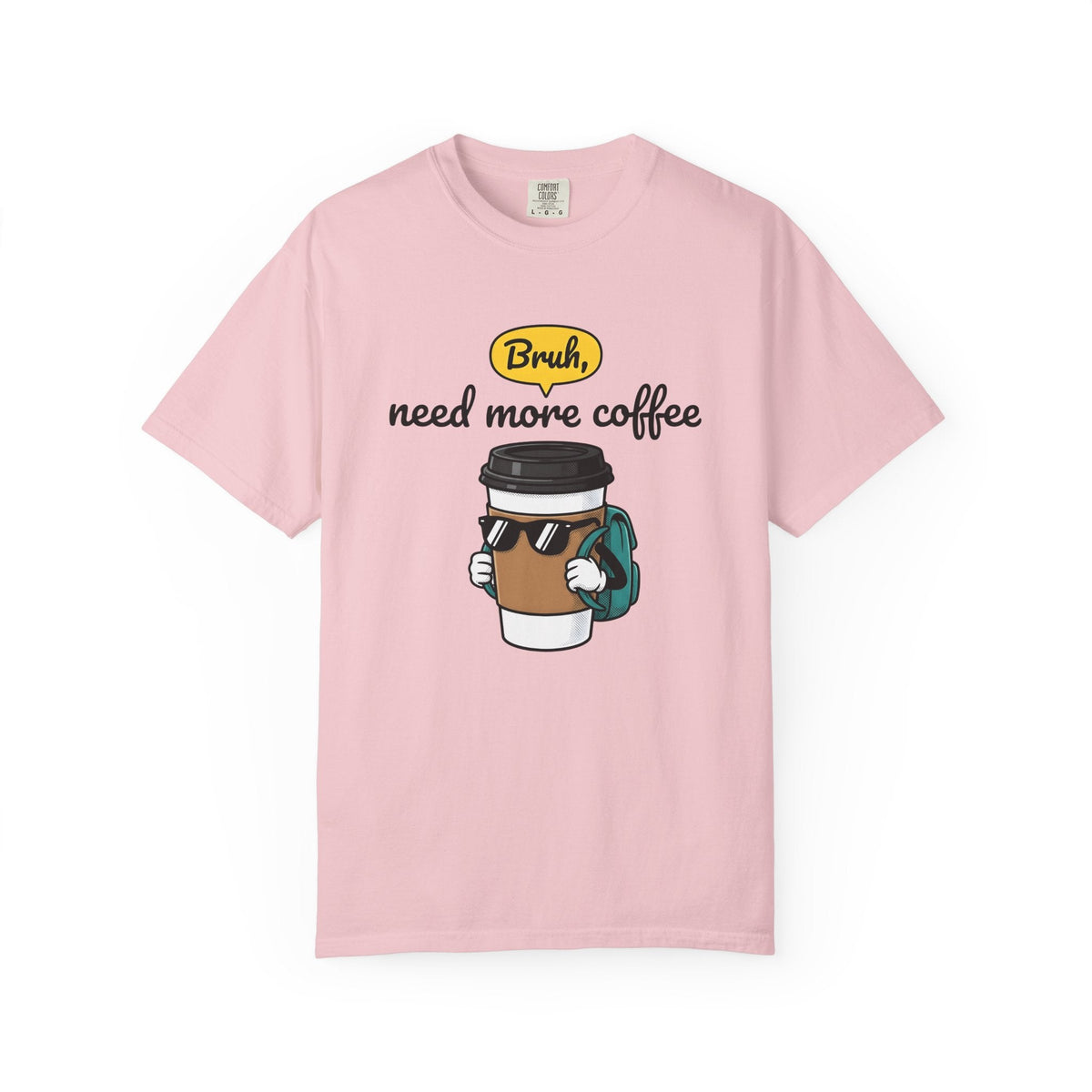Latte Character Shirt Coffee Comedy Unisex Gift Animation Tee Coffee T-Shirt