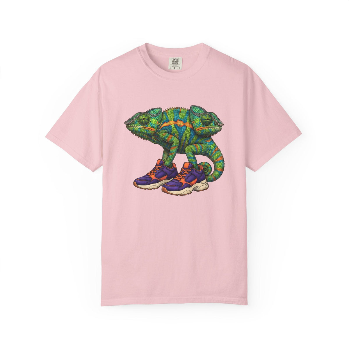 Chameleon Sneakers Shirt Animals Reptile Unisex Gift Vibrant Graphic Tee Custom