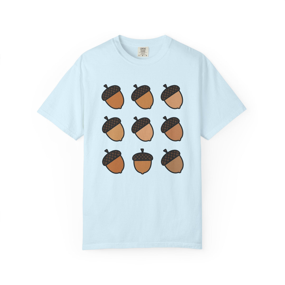 Acorn Print Comic T-Shirt – Cute Fall Autumn Oak Design product image 2