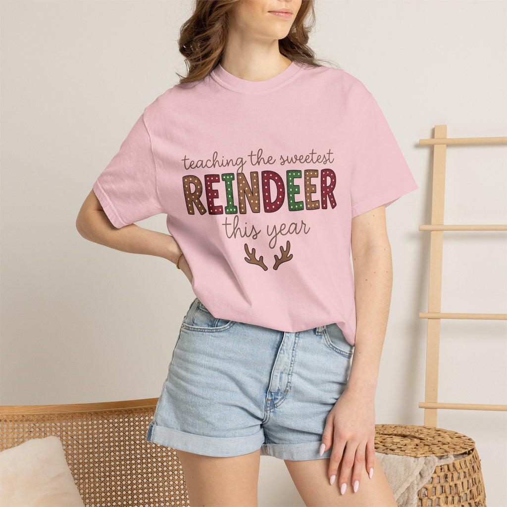 Stag Design Shirt Christmas Classroom Unisex Gift Cartoon product image 12