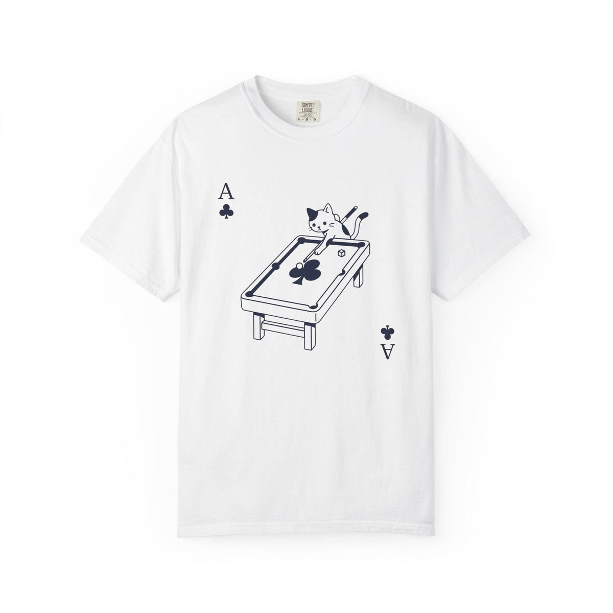 Cat Pool Table Shirt Gaming Unisex Gift Kawaii Tee Billiard product image 1