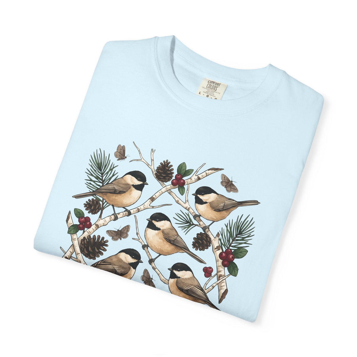 Chickadee Bird Shirt Animals & Flowers Outdoors Unisex Gift product image 8
