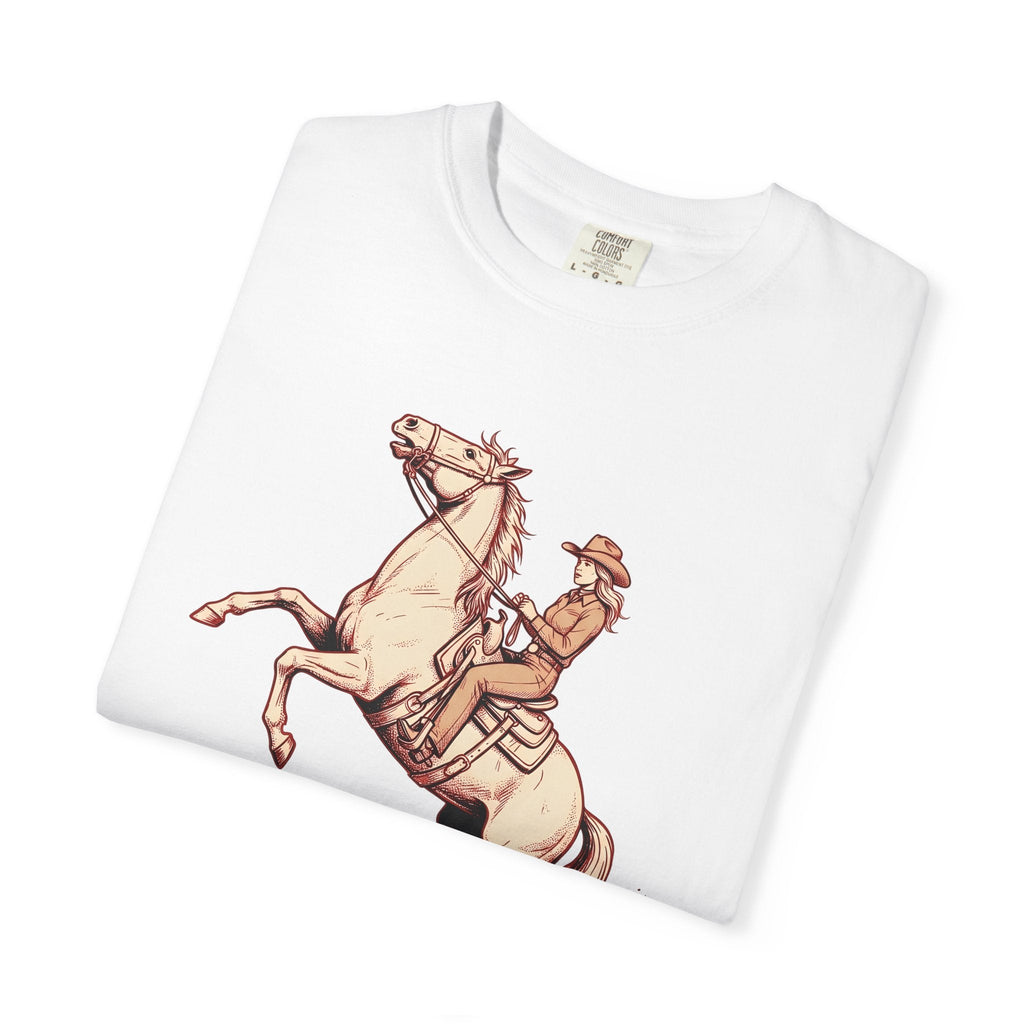 Cowgirl Horse Shirt Rodeo Gift for Women Hand Drawn Tee product image 5