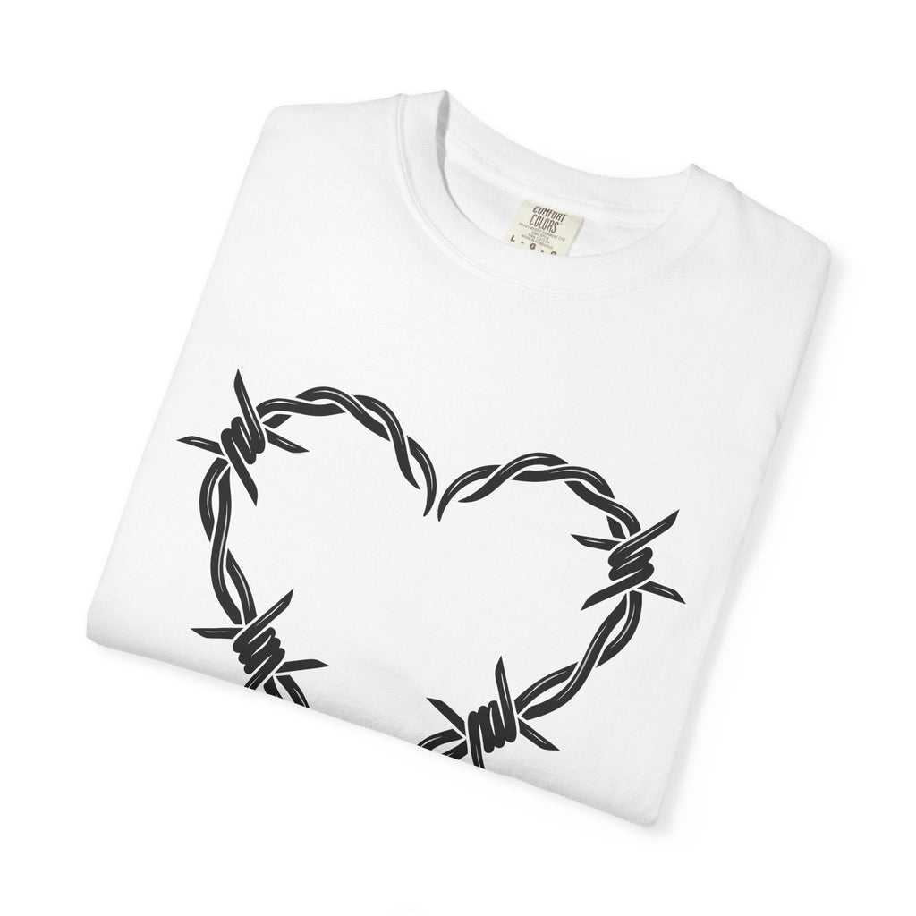 Spiked Wire Heart Shirt Cowgirl Cowboy Gift for Women Heavy product image 5