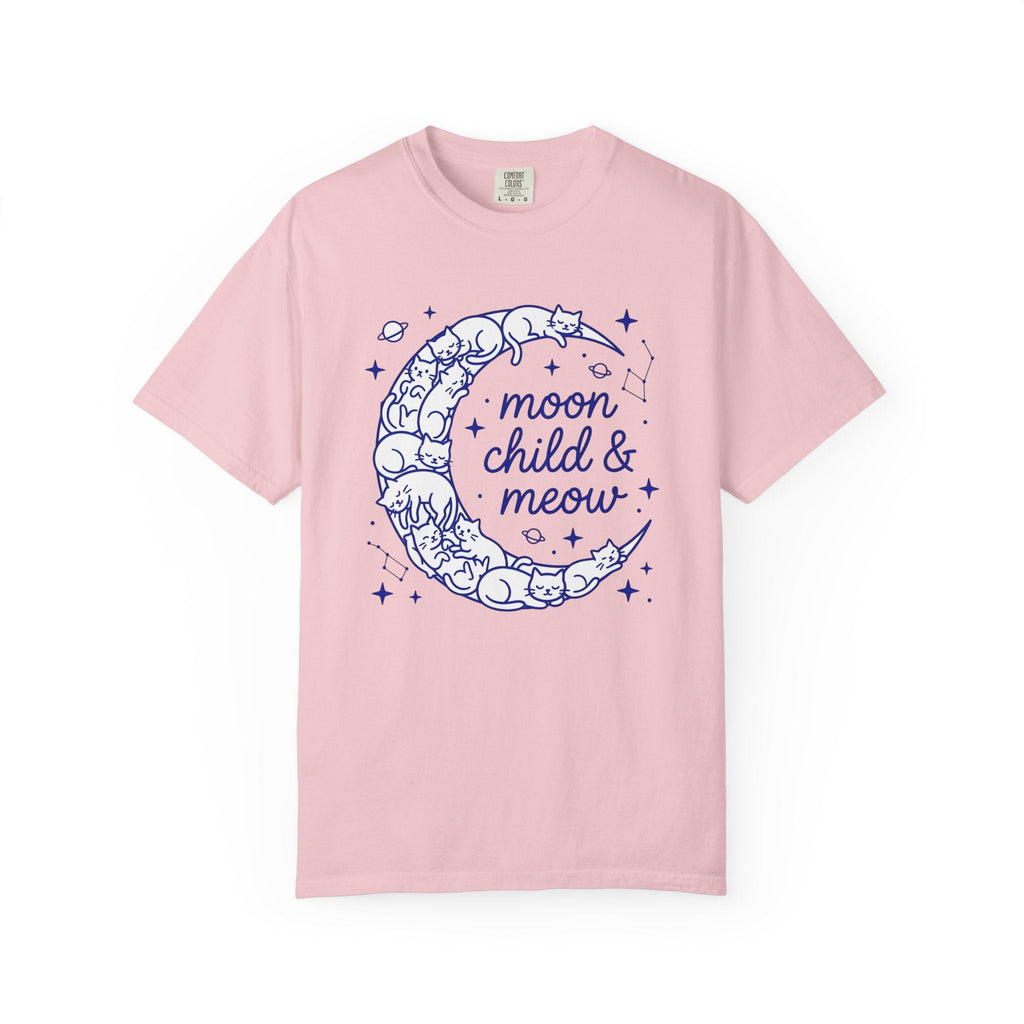 Moon Kittens Shirt Cat Zodiac Unisex Gift Sketch Tee Kitten product image 3