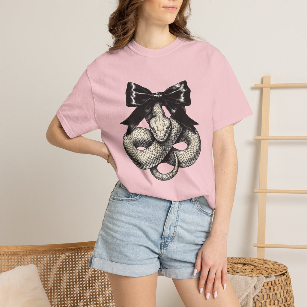 Serpent Bow Shirt Boho Chic Occult Unisex Gift Dark Tee product image 12