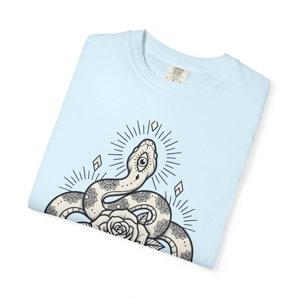 Serpent Flower Shirt Boho Chic Magic Unisex Gift Ink Tee product image 8