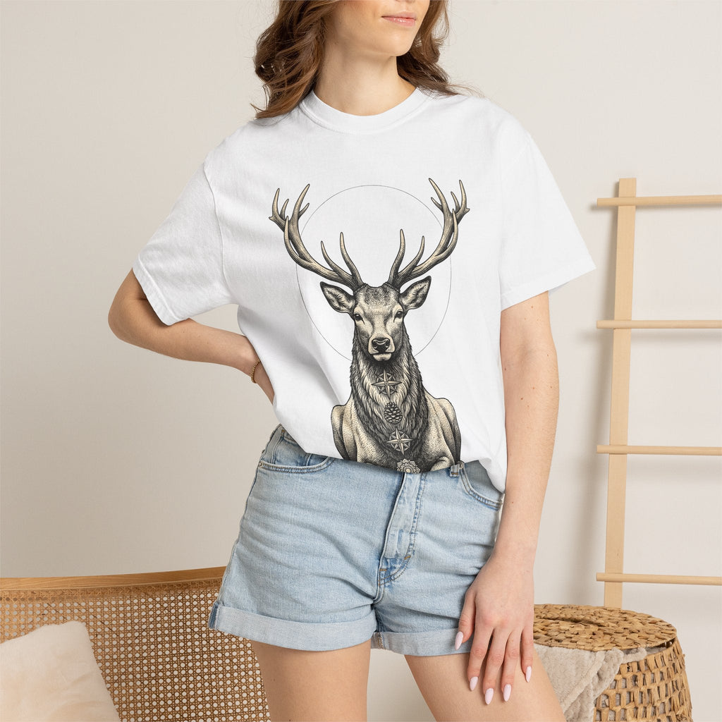 Buck Deer Modern Boho T-Shirt – Stag Wildlife Outdoors product image 6