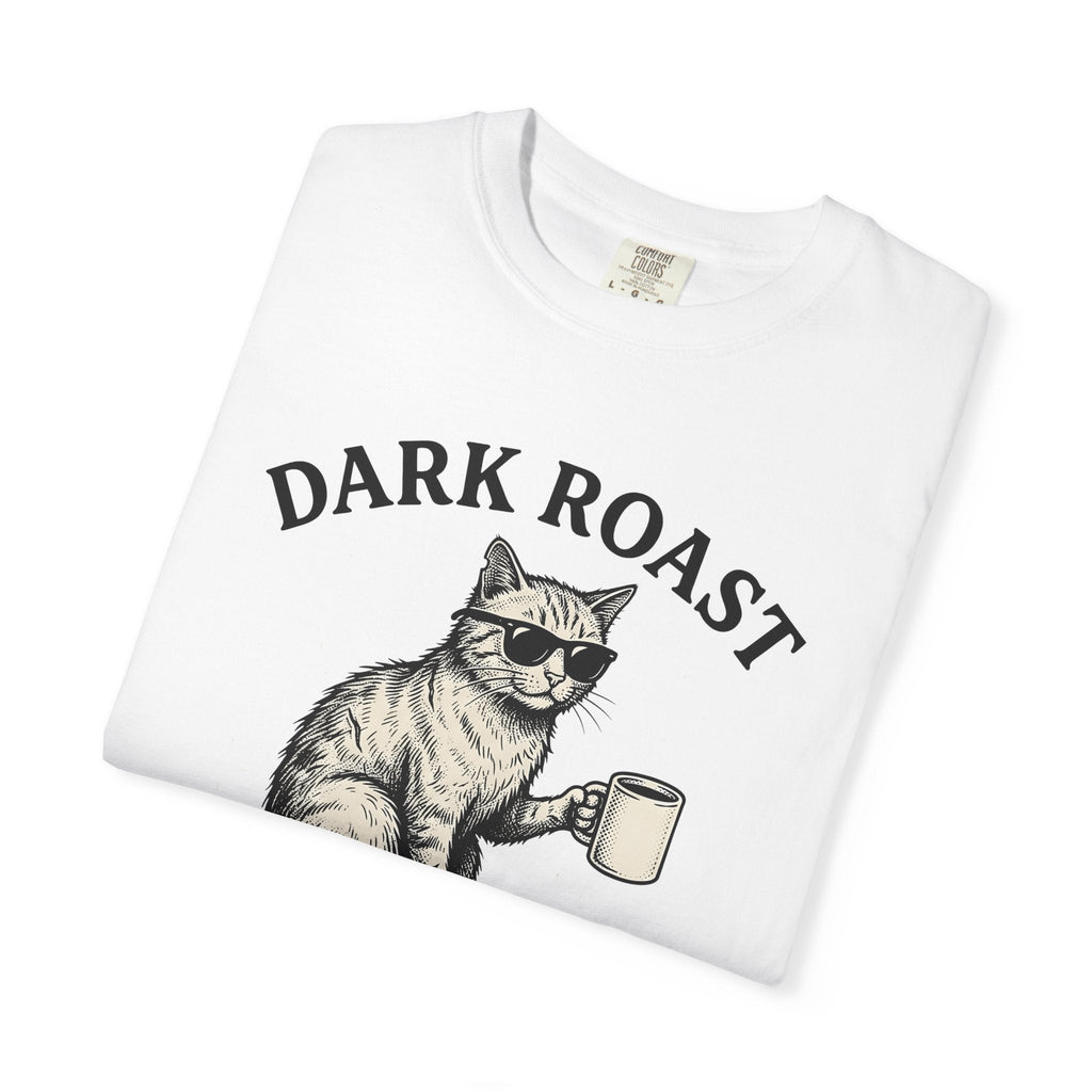 Cat Coffee Cup Shirt Coffee Feline Unisex Gift Retro Tee Mug T-Shirt Coffee Fan