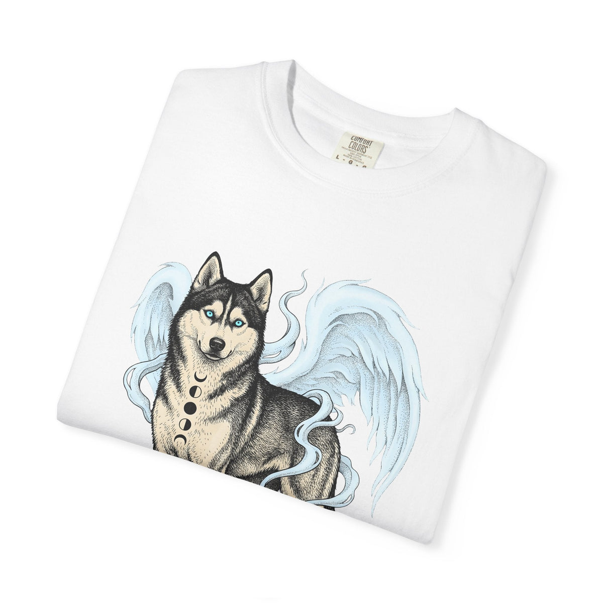 Husky Angel Shirt Dog Legend Unisex Gift Cartoon Tee product image 5