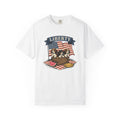 Beagle Pups Rustic T-Shirt – 4th of July Freedom Puppy product image 1