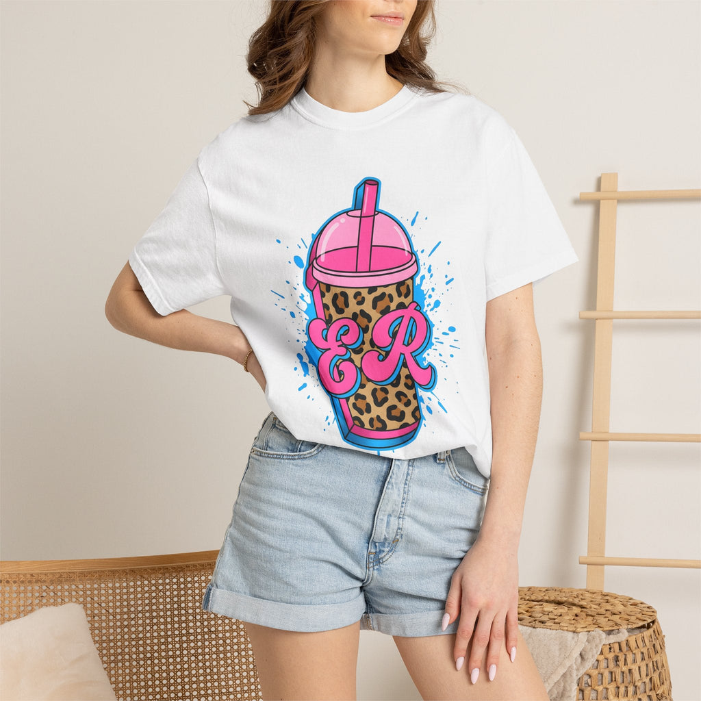 Leopard Print Tumbler Shirt Nurses Animal Unisex Gift Bold product image 6
