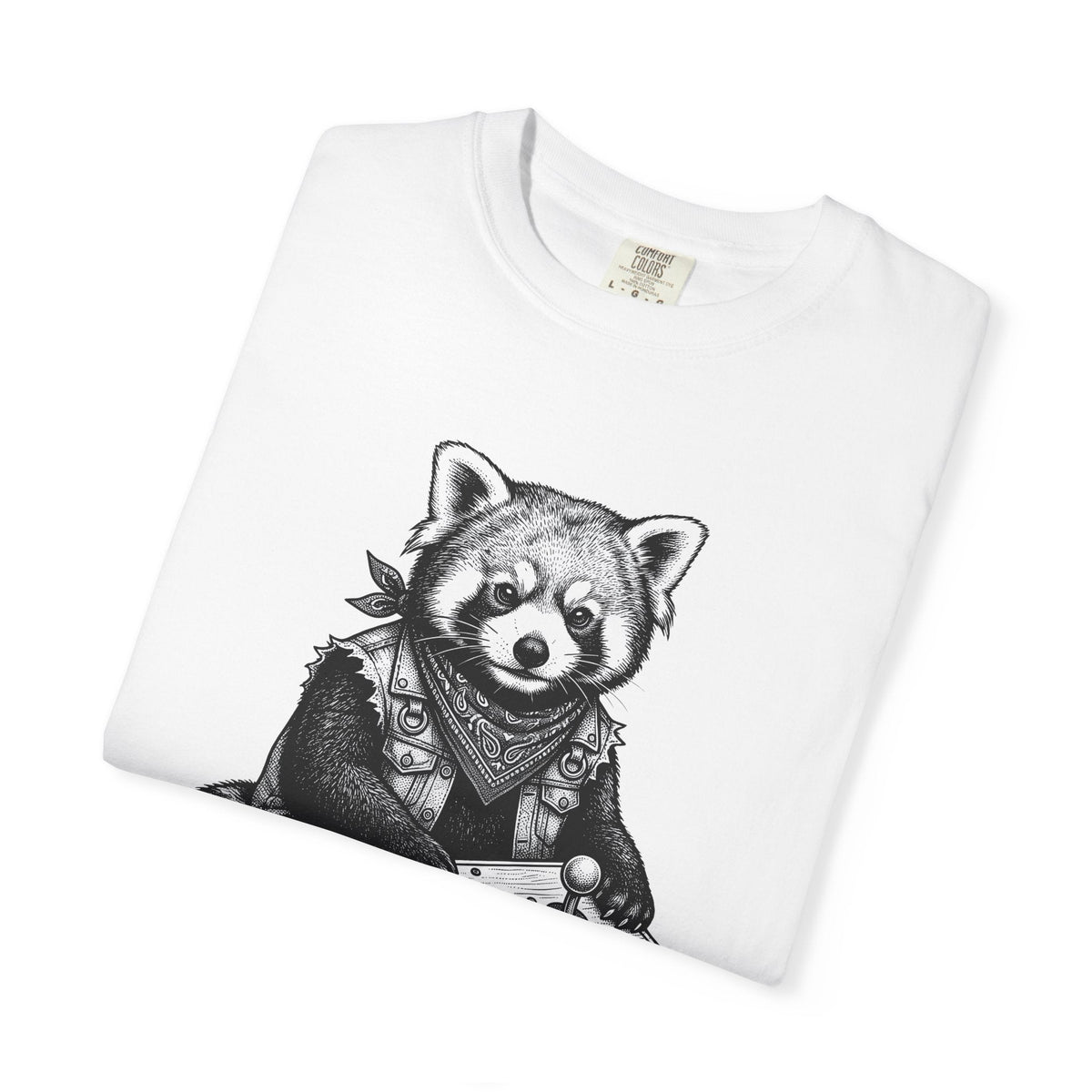 Red Panda Shirt Animals Gaming Unisex Gift Hand Drawn Tee product image 5