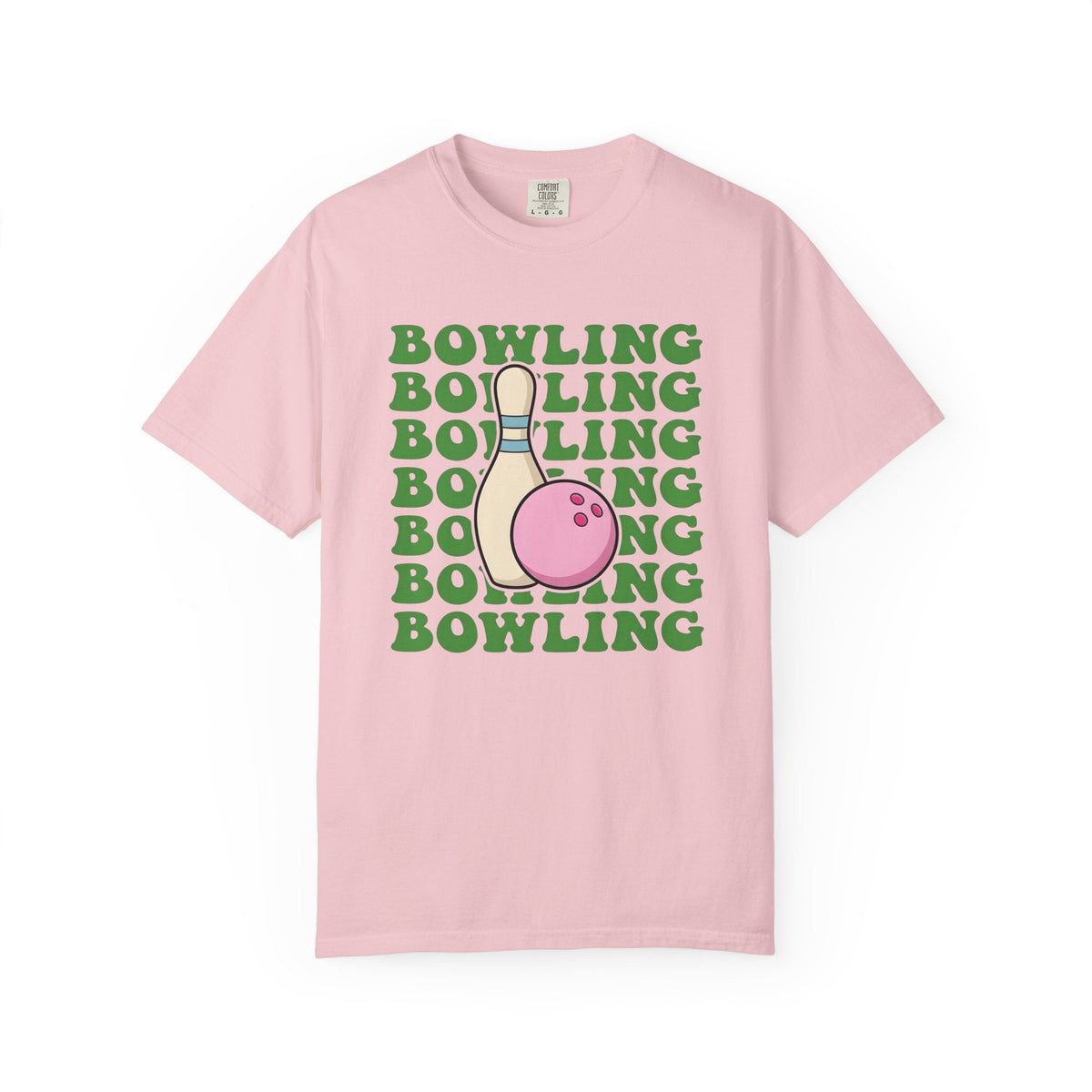 Bowling Ball Pin Shirt Athletics Unisex Gift Comic Tee product image 3