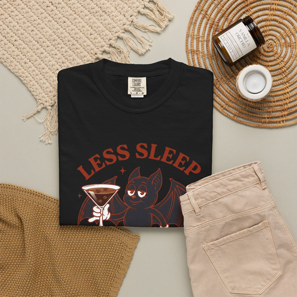 Bat Drink Shirt Coffee Joke Unisex Gift Vintage Tee product image 16