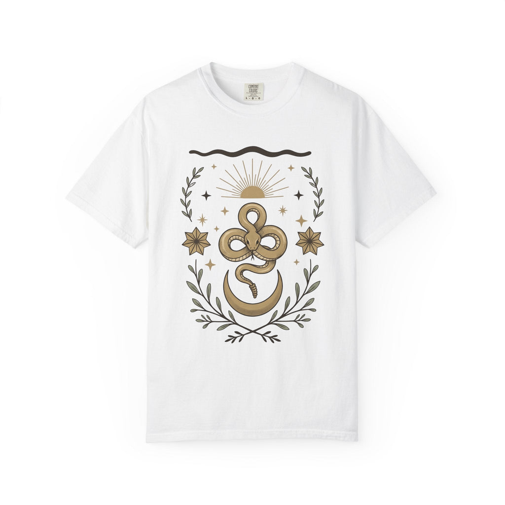 Serpent Moon Shirt Boho Chic Star Signs Unisex Gift product image 1