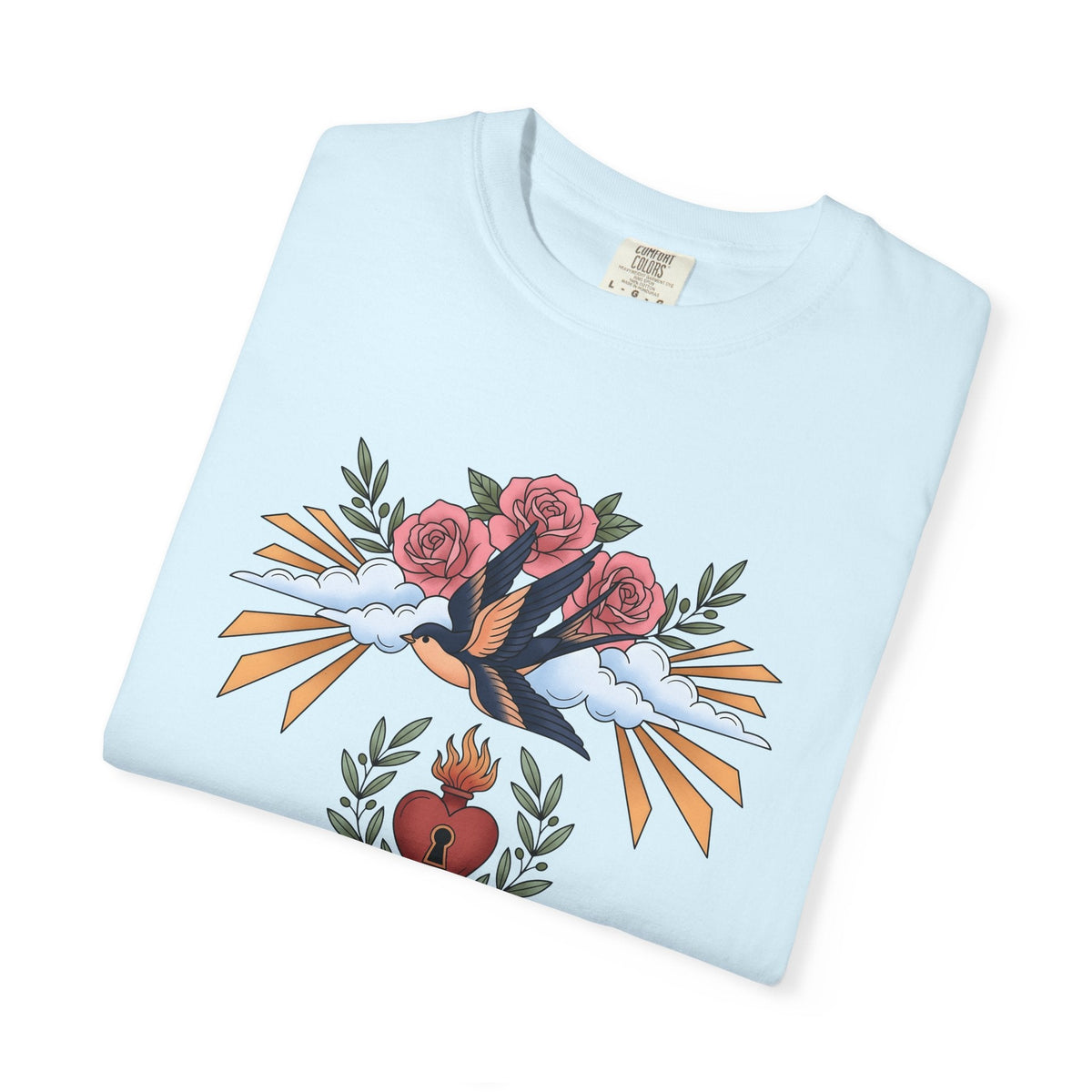 Swallow Shirt Animals & Flowers Hippie Unisex Gift Neo product image 8