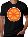 Geometric Circle Graphic Tee - Modern Casual Comfort product image 1