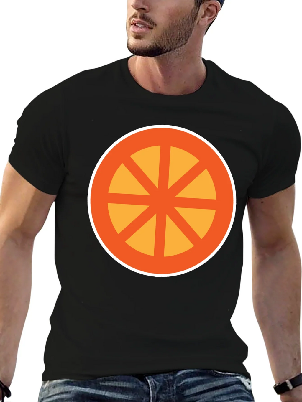 Geometric Circle Graphic Tee - Modern Casual Comfort product image 6
