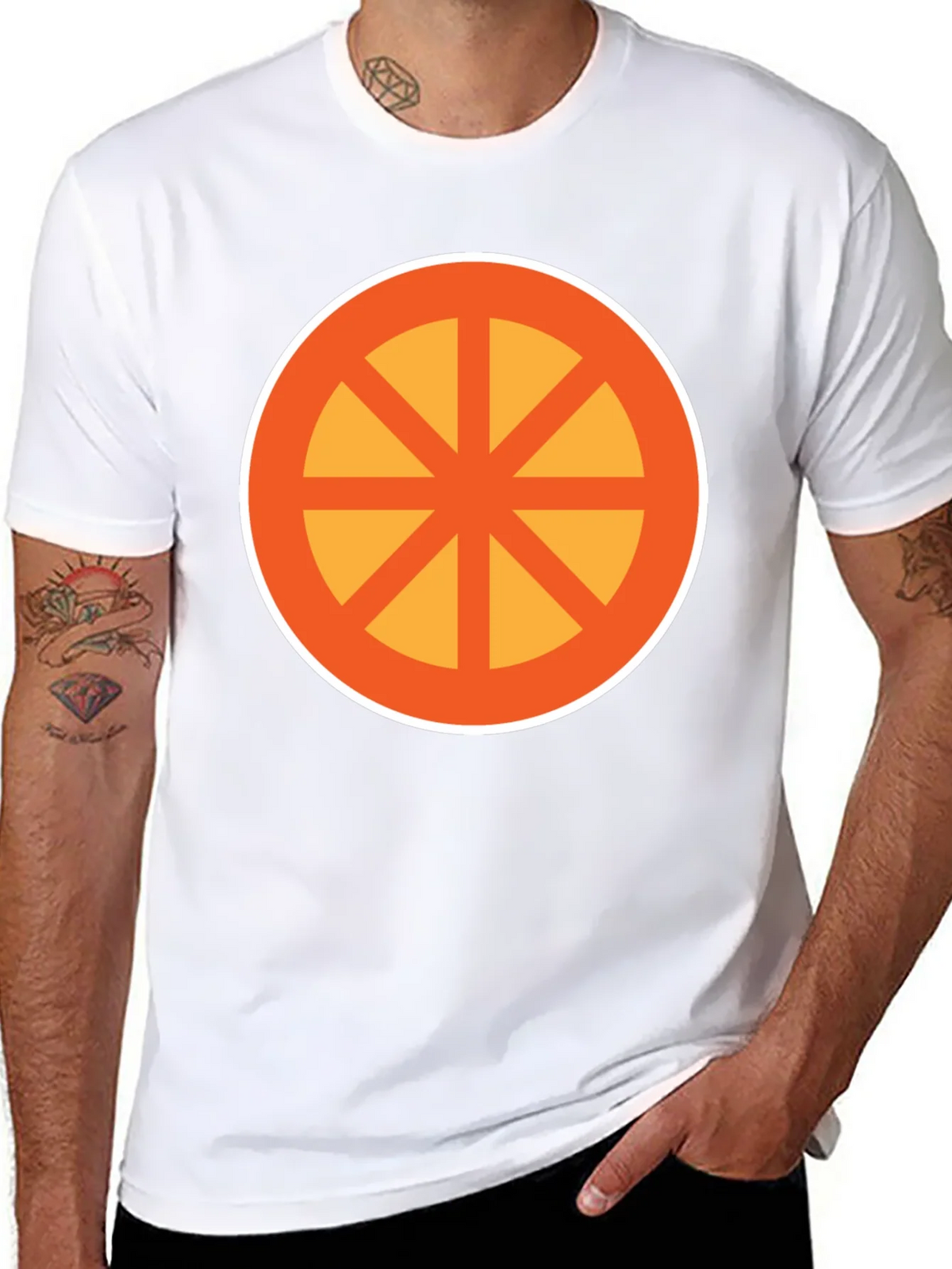 Geometric Circle Graphic Tee - Modern Casual Comfort product image 7