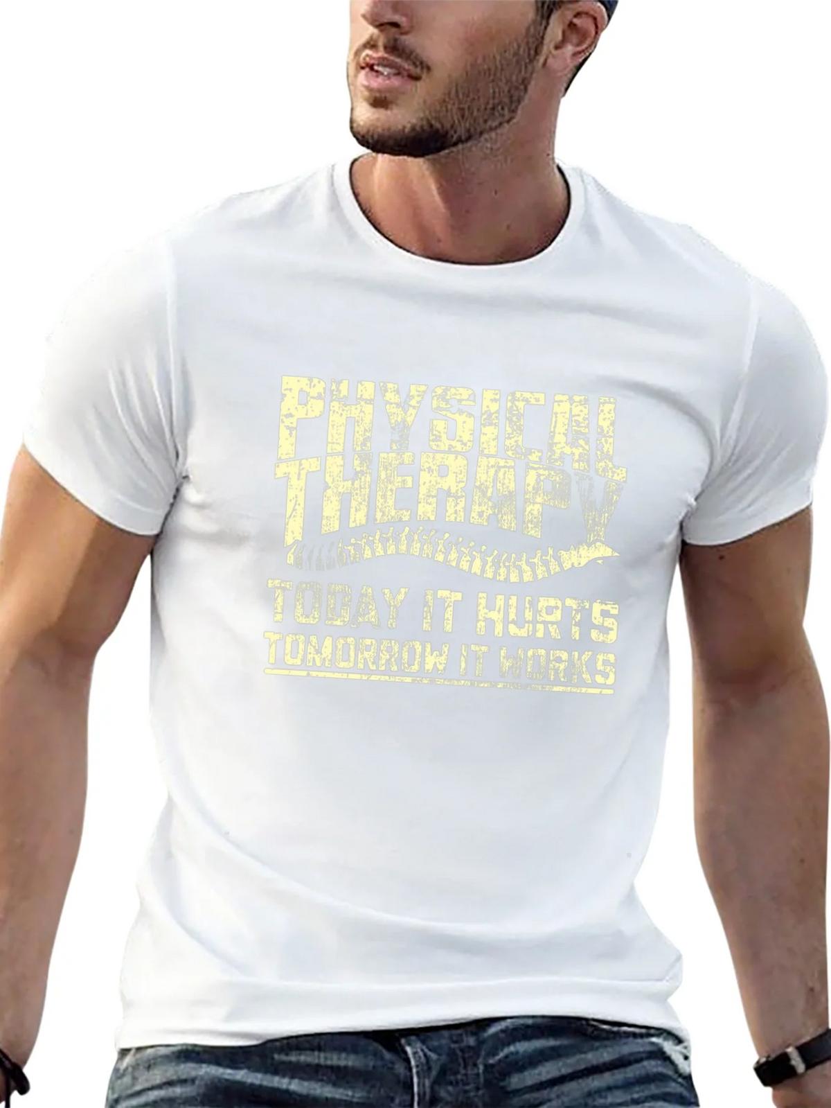 Physical Therapy T-Shirt: Today It Hurts Tomorrow It Works product image 12