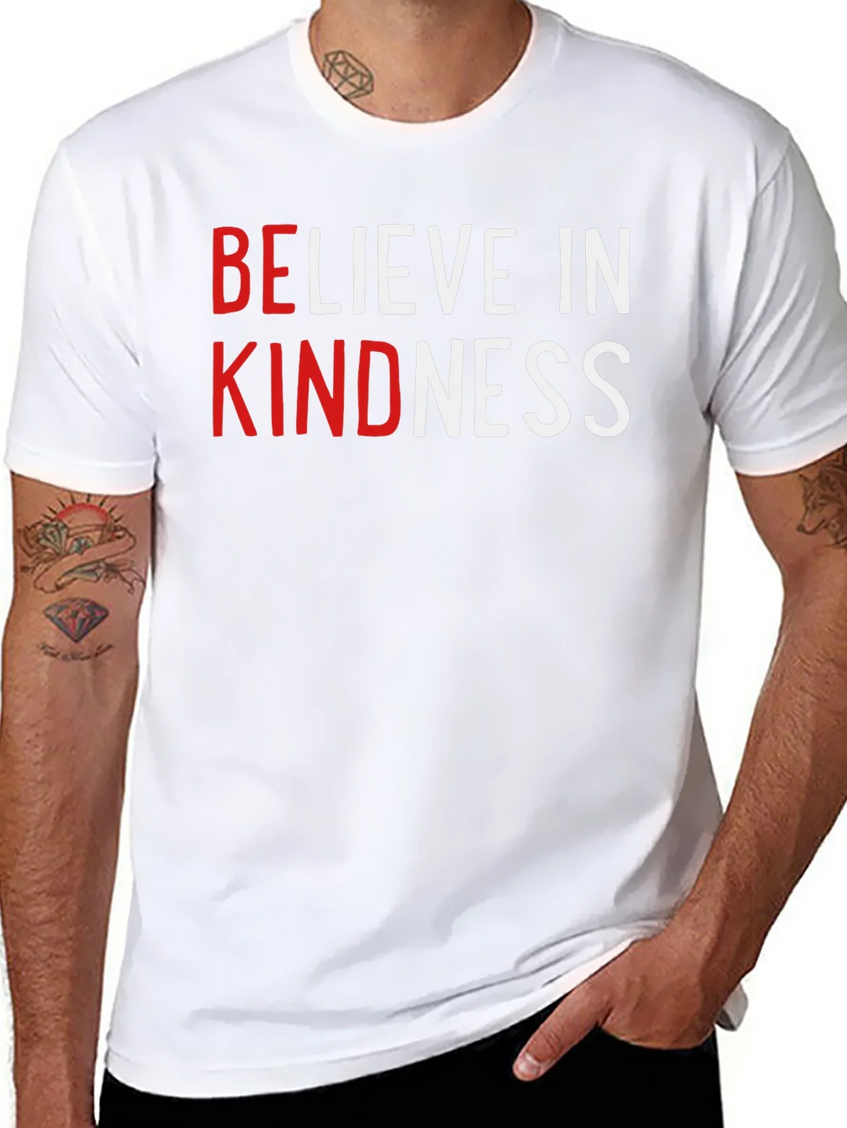 Believe in Kindness Graphic Tee - Unisex Soft Cotton product image 5