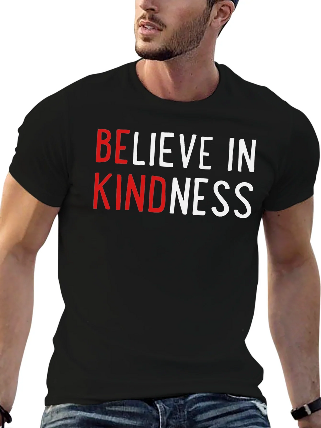 Believe in Kindness Graphic Tee - Unisex Soft Cotton product image 4