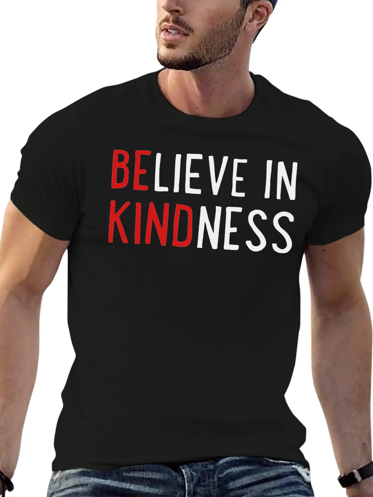 Believe in Kindness Graphic Tee - Unisex Soft Cotton product image 4