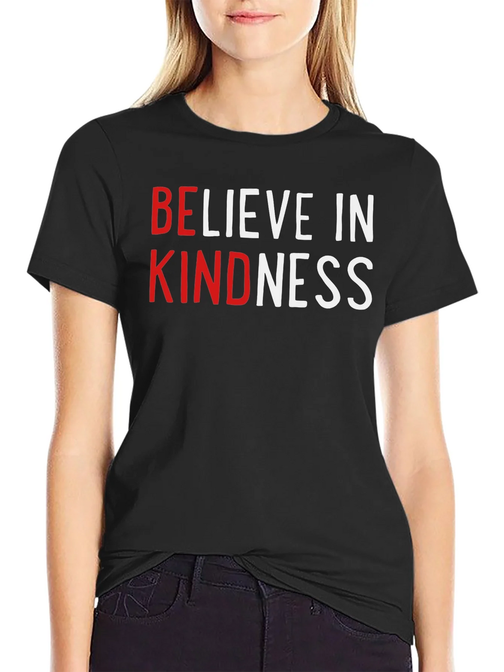 Believe in Kindness Graphic Tee - Unisex Soft Cotton product image 1