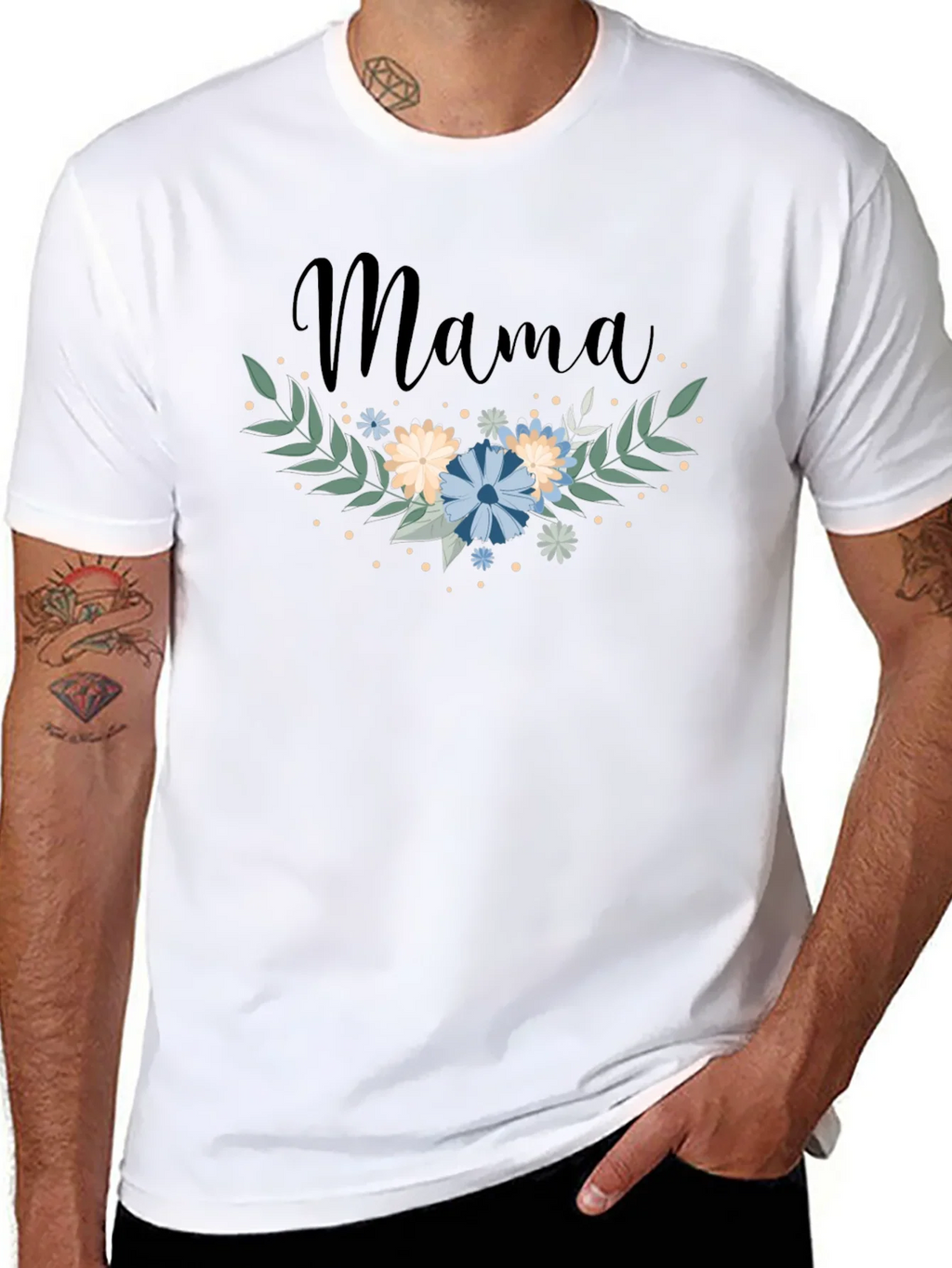 Mama Floral Graphic Tee - Trendy Mom Shirt product image 7