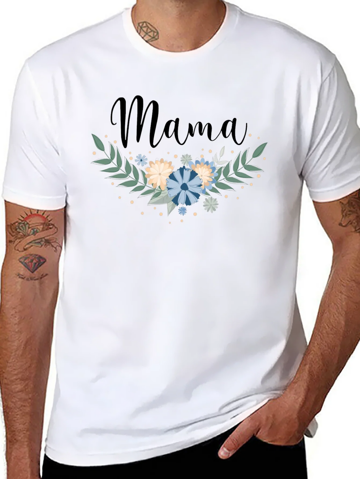 Mama Floral Graphic Tee - Trendy Mom Shirt product image 7