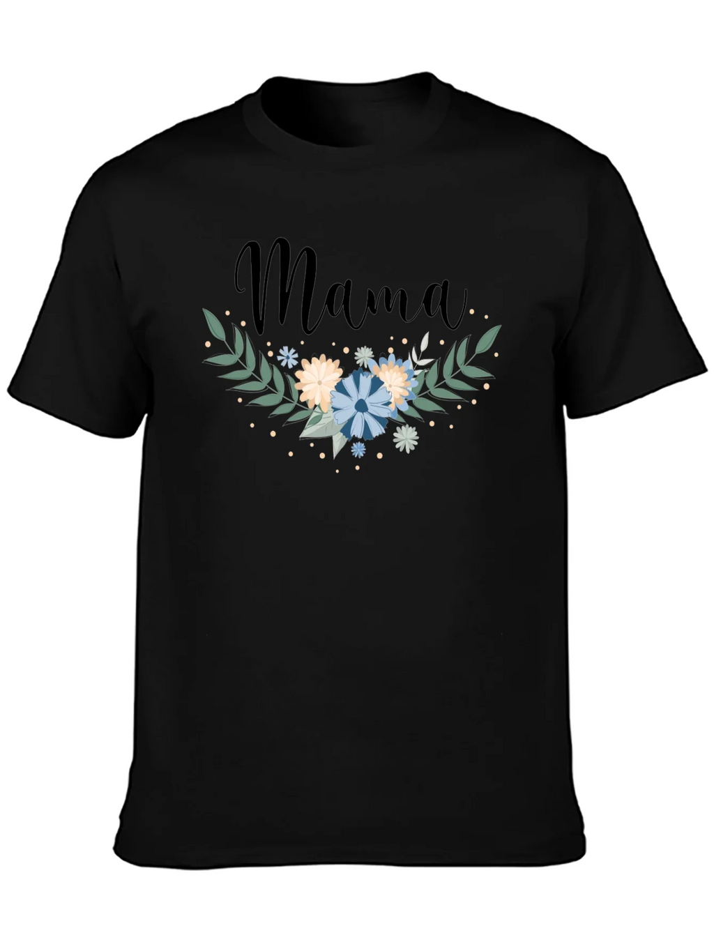 Mama Floral Graphic Tee - Trendy Mom Shirt product image 3